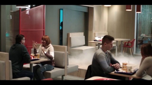 Video Reference: Furniture, Table, Interior design, Comfort, Automotive design, Chair, Event, Television, Suit, Job