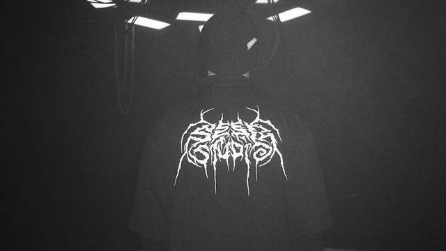 Video Reference: Art, Font, Darkness, Ceiling fixture, Monochrome photography, Monochrome, Light fixture, Event, Ceiling, Visual arts