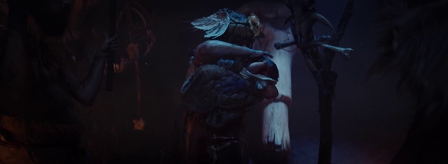 Video Reference: Supernatural creature, Sculpture, Mythical creature, Cg artwork, Art, Entertainment, Performing arts, Wing, Midnight, Electric blue