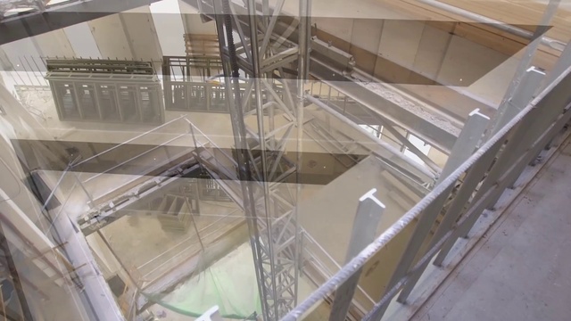 Video Reference: Building, Fixture, Wood, Composite material, Glass, Engineering, Flooring, Handrail, Metal, Ceiling