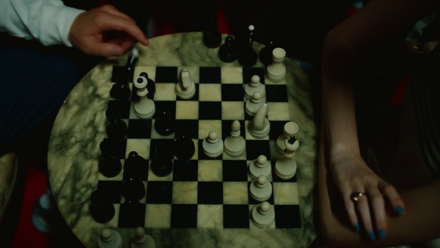 Video Reference: Table, Chessboard, Chess, Finger, Indoor games and sports, Board game, World, Thumb, Nail, Pattern