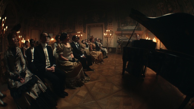 Video Reference: Chair, Entertainment, Event, Musical instrument accessory, Darkness, Music, Flash photography, Fashion design, Performance art, Room