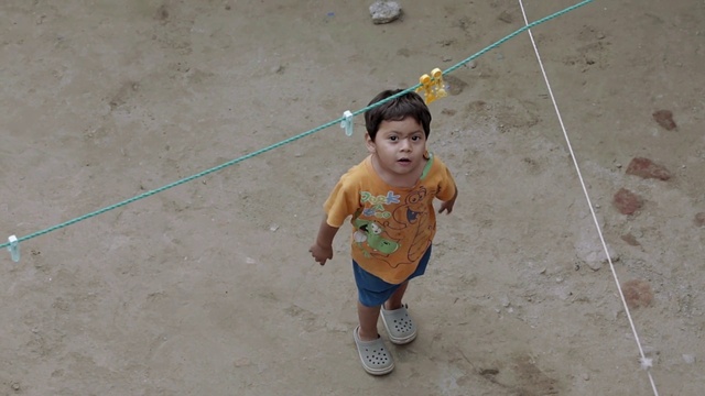 Video Reference: Vertebrate, Shorts, Toddler, Child, Happy, Leisure, Fun, Concrete, Asphalt, Recreation