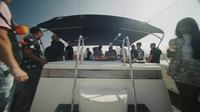 Video Reference: Trousers, Naval architecture, Vehicle, Engineering, Crew, Space, Event, Science, T-shirt, Aerospace engineering