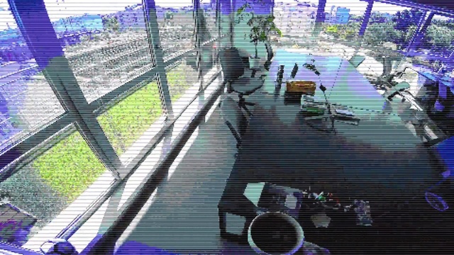 Video Reference: Purple, Lighting, Architecture, Urban design, Line, Fence, Leisure, Mesh, Chair, City