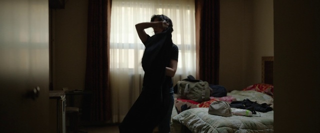 Video Reference: Comfort, Textile, Curtain, Long hair, Flash photography, Event, Window treatment, Darkness, Room, Formal wear