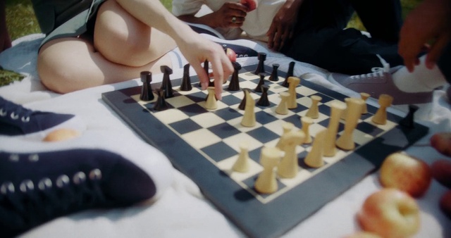 Video Reference: Table, Finger, Sharing, Sports equipment, Chessboard, Indoor games and sports, Board game, Thumb, Recreation, Chess