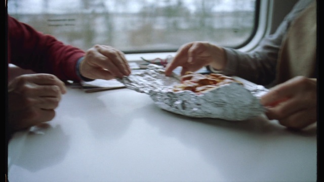 Video Reference: Food, Hand, Tableware, Aluminium foil, Foil, Table, Ingredient, Recipe, Gesture, Finger