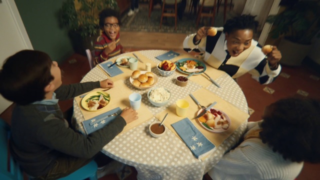 Video Reference: Food, Tableware, Table, Furniture, Plate, Sharing, Dishware, Chair, Cuisine, Dish