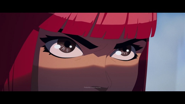 Video Reference: Eye, Eyelash, Cartoon, Art, Font, Painting, Magenta, Cg artwork, Drawing, Fictional character