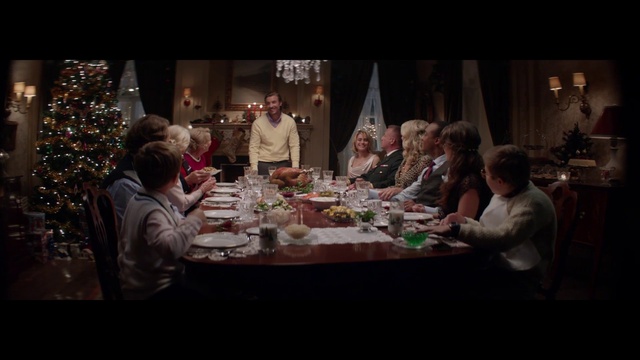 Video Reference: Table, Tableware, Food, Sharing, Chair, Event, Fun, Plate, Conversation, Suit