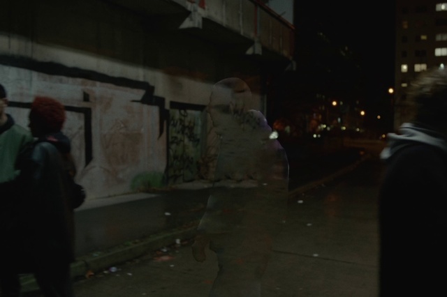 Video Reference: Outerwear, Art, City, Road, Fun, Automotive lighting, Road surface, Event, Pedestrian, Darkness