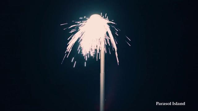 Video Reference: Fireworks, Sky, Recreation, Midnight, Electric blue, Holiday, Event, Darkness, Entertainment, New year