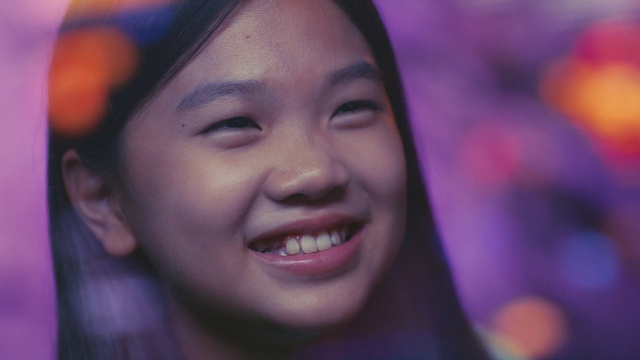 Video Reference: Nose, Cheek, Skin, Smile, Lip, Chin, Eyebrow, Mouth, Purple, Tooth