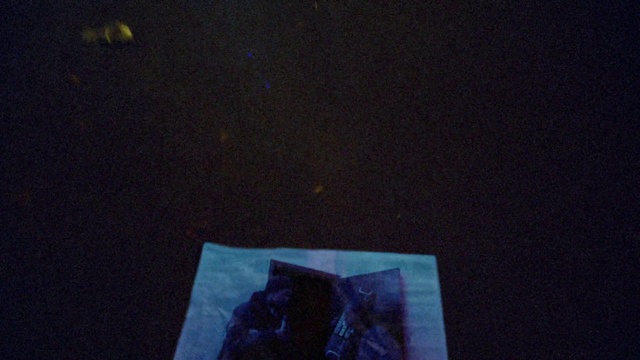 Video Reference: Sky, Road surface, Rectangle, Tints and shades, Asphalt, Electric blue, Font, Space, Pattern, Darkness