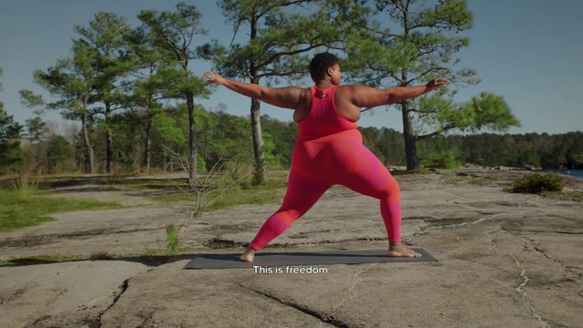 Video Reference: Joint, Yoga mat, Plant, yoga pant, Sky, Tree, Active pants, Waist, Knee, sweatpant