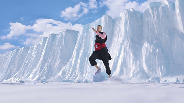 Video Reference: Cloud, Sky, Snow, Outdoor recreation, Ice cap, Slope, Glacial landform, Sports equipment, Recreation, Mountainous landforms