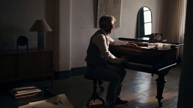 Video Reference: Furniture, Musical instrument, Keyboard, Window, Piano, Organist, Pianist, Musician, Jazz pianist, Musical instrument accessory