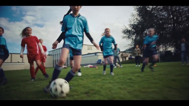 Video Reference: Sky, Cloud, Shorts, Soccer, Plant, Sports equipment, Football, Ball, Player, Tree