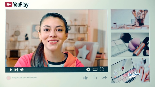 Video Reference: Smile, Eyelash, Gesture, Font, Happy, Technology, Gadget, Advertising, Screenshot, Brand