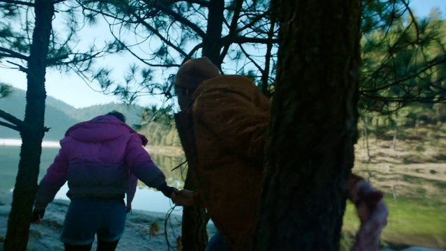 Video Reference: Sky, Plant, People in nature, Tree, Branch, Wood, Trunk, Wheel, Tire, Twig