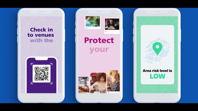 Video Reference: Product, Font, Communication Device, Rectangle, Technology, Screenshot, Portable communications device, Magenta, Electric blue, Gadget