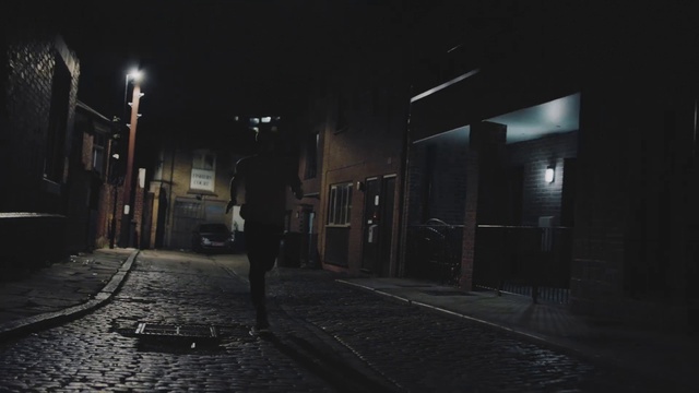 Video Reference: Atmosphere, Flash photography, Street light, Road surface, Asphalt, Grey, Automotive lighting, Flooring, Sidewalk, City