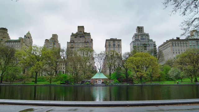 Video Reference: Water, Plant, Sky, Cloud, Building, Property, Natural landscape, Tree, Body of water, Grass