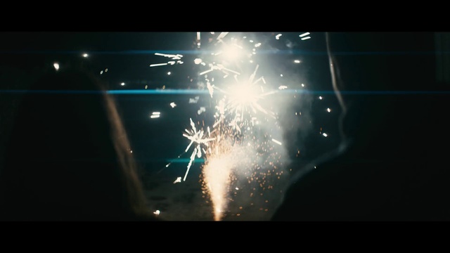 Video Reference: Fireworks, Font, Entertainment, Recreation, Electric blue, Holiday, Art, Event, Space, Midnight