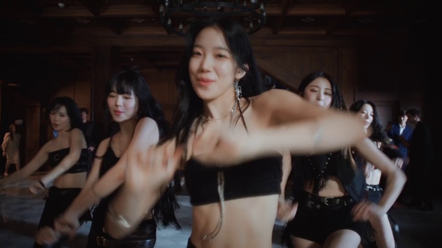 Video Reference: Flash photography, Smile, Black hair, Thigh, Fun, Lingerie top, Trunk, Event, Navel, Abdomen