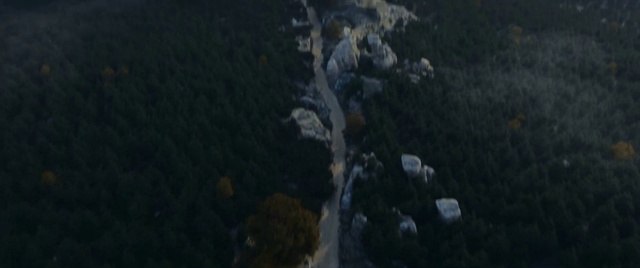 Video Reference: Landscape, Air travel, Astronomical object, Forest, Air sports, Mist, Wing, Mountain range, Winter, Cloud