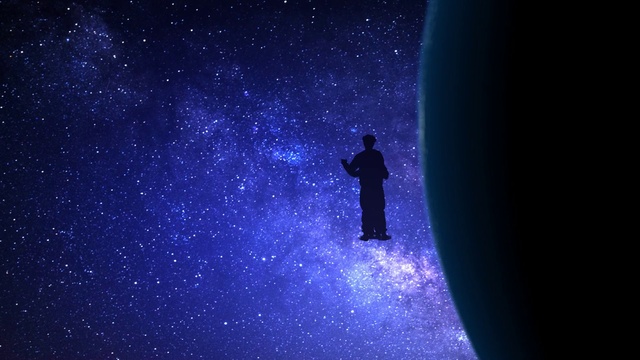 Video Reference: Atmosphere, Water, Blue, World, Sky, Purple, Astronomical object, Science, Midnight, Electric blue