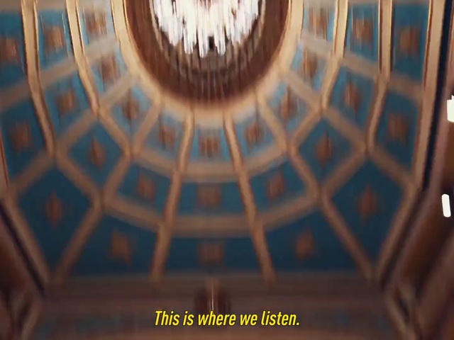 Video Reference: Light, Wood, Yellow, Ceiling, Symmetry, Pattern, Dome, Circle, Metal, Byzantine architecture