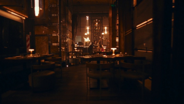 Video Reference: Wood, Building, Tints and shades, Electricity, Table, City, Midnight, Darkness, Chair, Light fixture