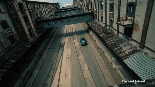 Video Reference: Building, Window, Car, Vehicle, Mode of transport, Urban design, Thoroughfare, Road surface, Tower block, Asphalt