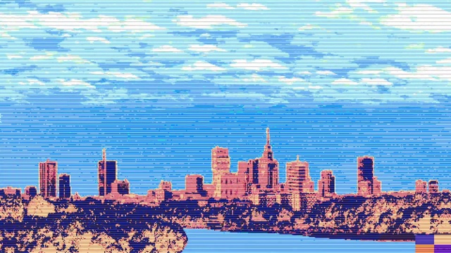 Video Reference: Daytime, Skyscraper, Cloud, Building, World, Azure, Sky, Natural landscape, Tower block, Water