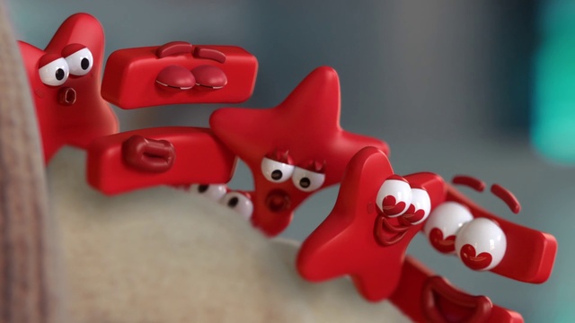 Video Reference: Toy, Finger, Cat, Red, Font, Snout, Fictional character, Tail, Close-up, Games