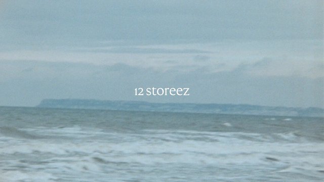 Video Reference: ocean, sea, waves, cloudy sky, horizon, seascape, water, distant shore, hazy, text overlay, outdoors