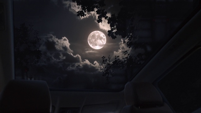 Video Reference: Cloud, Sky, Atmosphere, Moon, World, Full moon, Automotive lighting, Astronomical object, Atmospheric phenomenon, Black-and-white