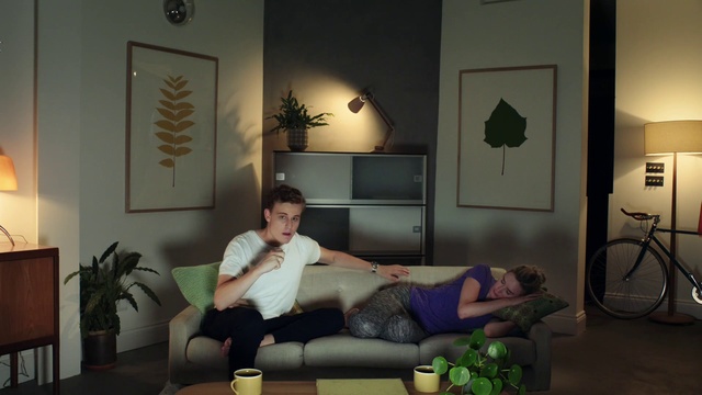 Video Reference: Property, Plant, Furniture, Light, Leg, Couch, Comfort, Lighting, Interior design, Living room