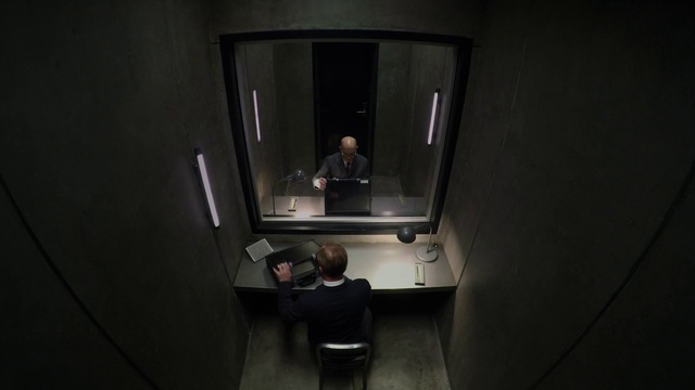 Video Reference: Shirt, Automotive design, Glass, Space, Darkness, Table, Room, Ceiling, Luxury vehicle, Flooring