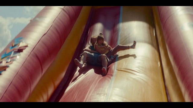 Video Reference: Pink, Sky, Magenta, Recreation, Fun, Leisure, bounce house, Comfort, Inflatable, Stock photography