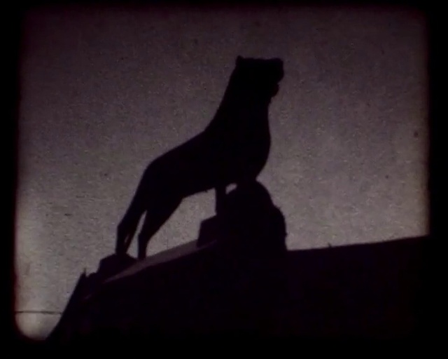 Video Reference: Carnivore, Rectangle, Tints and shades, Sky, Art, Monochrome photography, Visual arts, Monochrome, Darkness, Shadow