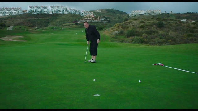 Video Reference: Sports equipment, Plant, Golf, Golfer, Golf ball, Golf equipment, Golf club, Sky, Professional golfer, Green