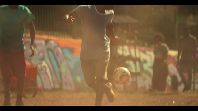 Video Reference: Standing, Sports equipment, Football, Entertainment, Fun, Event, Happy, Crowd, Darkness, Performing arts