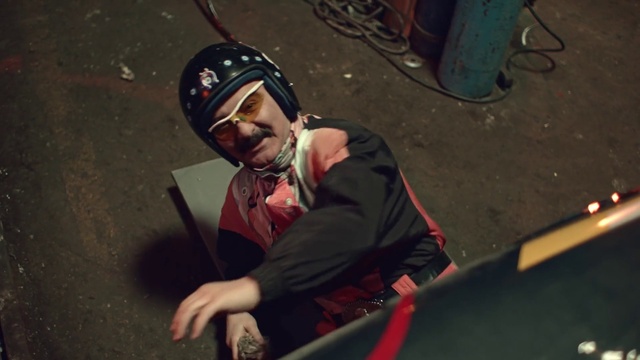 Video Reference: Face, Helmet, Sports gear, Sports equipment, Glove, Entertainment, Music, Personal protective equipment, Bicycle helmet, Leisure