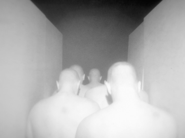 Video Reference: Shoulder, Flash photography, Gesture, Grey, Art, Trunk, Tints and shades, Chest, Monochrome photography, Symmetry