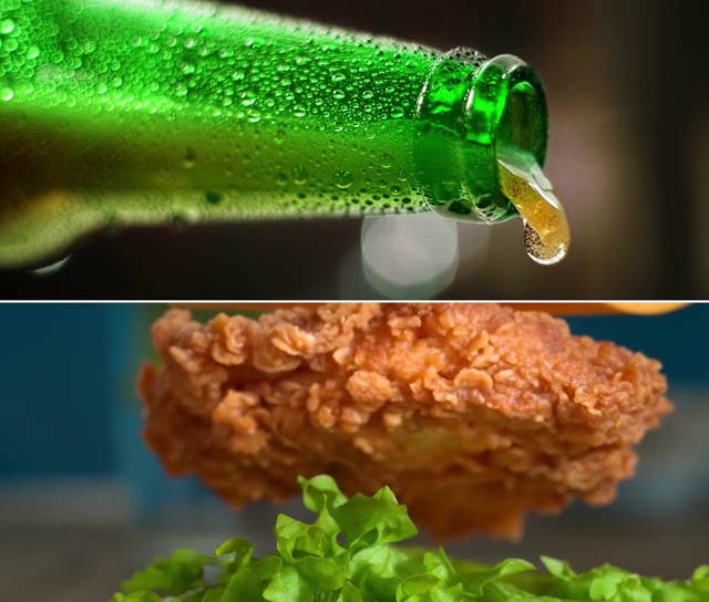 Video Reference: Liquid, Green, Water, Bottle, Organism, Plant, Gesture, Glass bottle, Beer bottle, Drink
