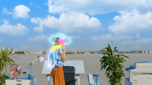 Video Reference: Cloud, Sky, Hat, Plant, Sun hat, Blue, Travel, Body of water, Headgear, Artist