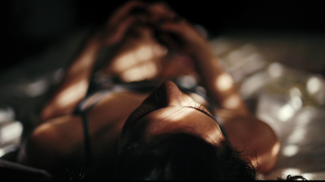 Video Reference: Eyelash, Human body, Flash photography, Gesture, Wood, Long hair, Chest, Human leg, Event, Macro photography